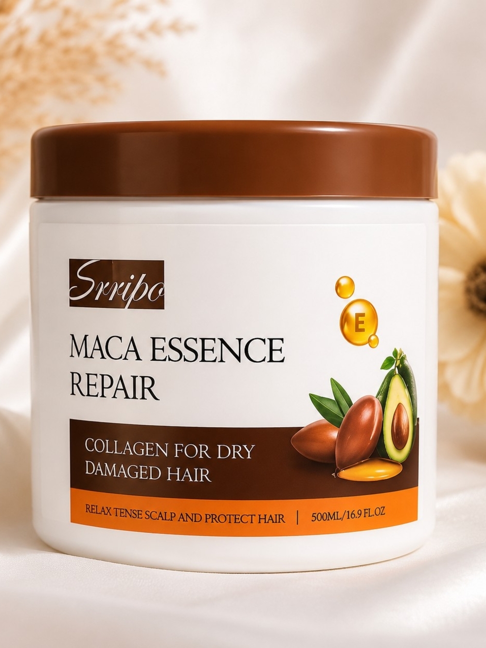 Srribo Maca Essence Repair Collagen Hair Mask 500ml